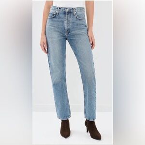 AGOLDE 90s Pinch Waist High Rise Straight Jeans